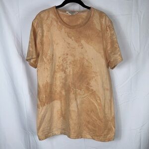 Gecko Shirt Oversized Tie dye Neutrals Crewneck Pullover Short Sleeve T-Shirt